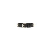 Black Calf Leather Bos Taurus Bracelet
