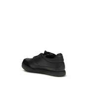 Black Calf Leather Bos Taurus Low Top Sneakers