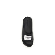 Black Rubber Slippers