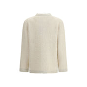 Beige Wool Cardigan