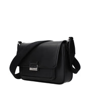 Black Leather Crossbody Bag