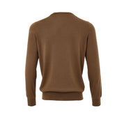Brown Silk Sweatshirt