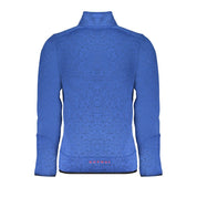 Blu Polyester Men Sweatshirt