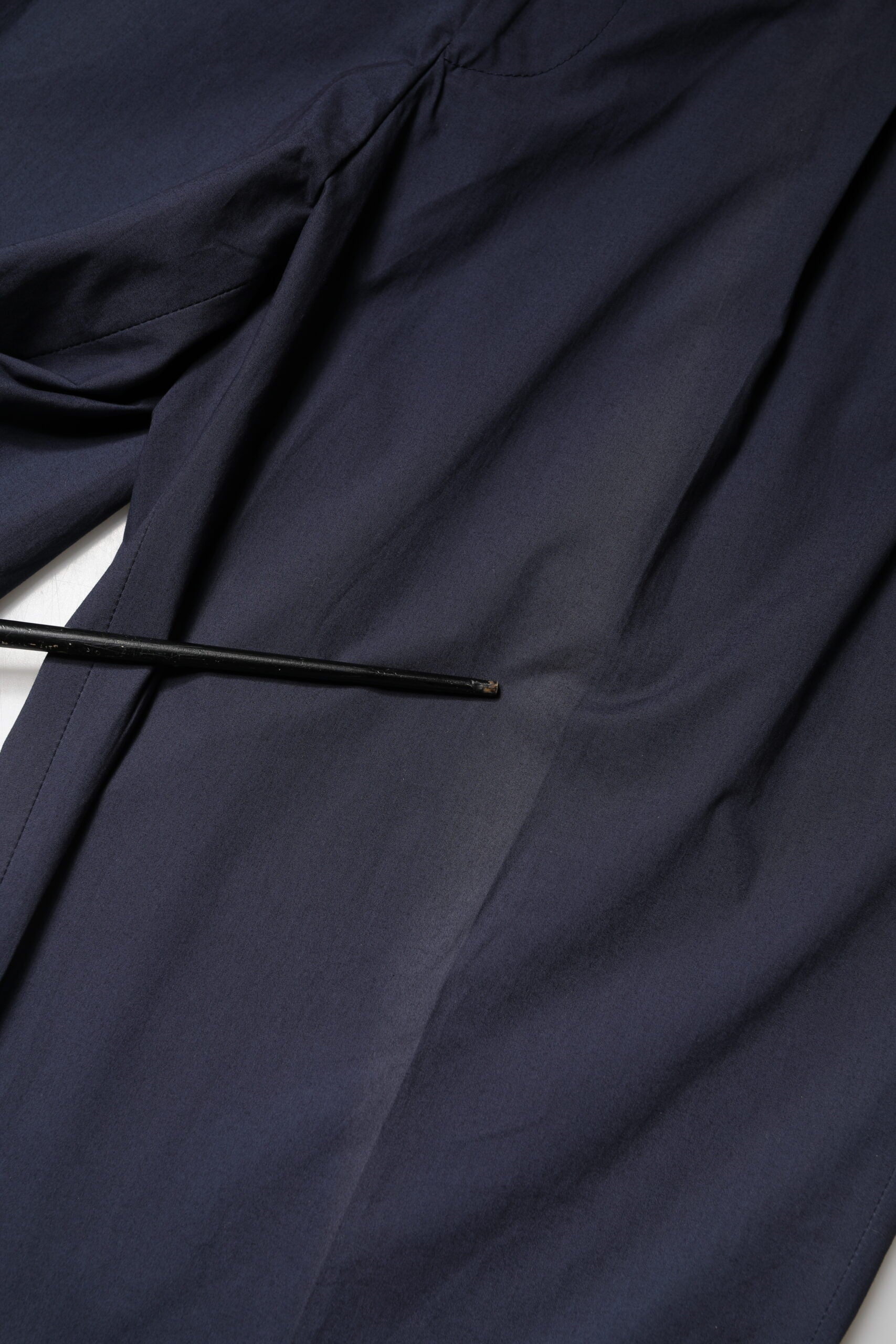 DarkBlue Wool Straight Formal Dress Trouser Pants