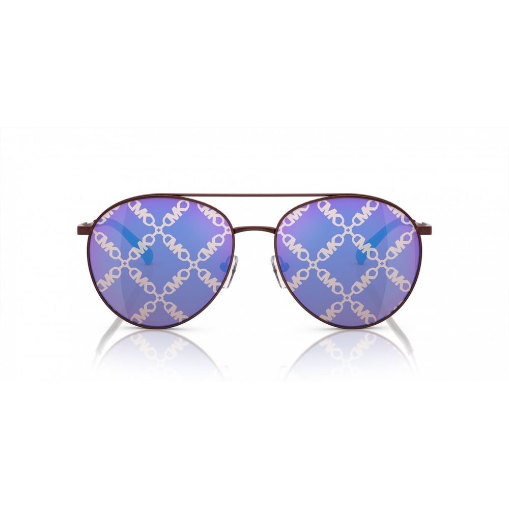 Brown Metal Sunglasses