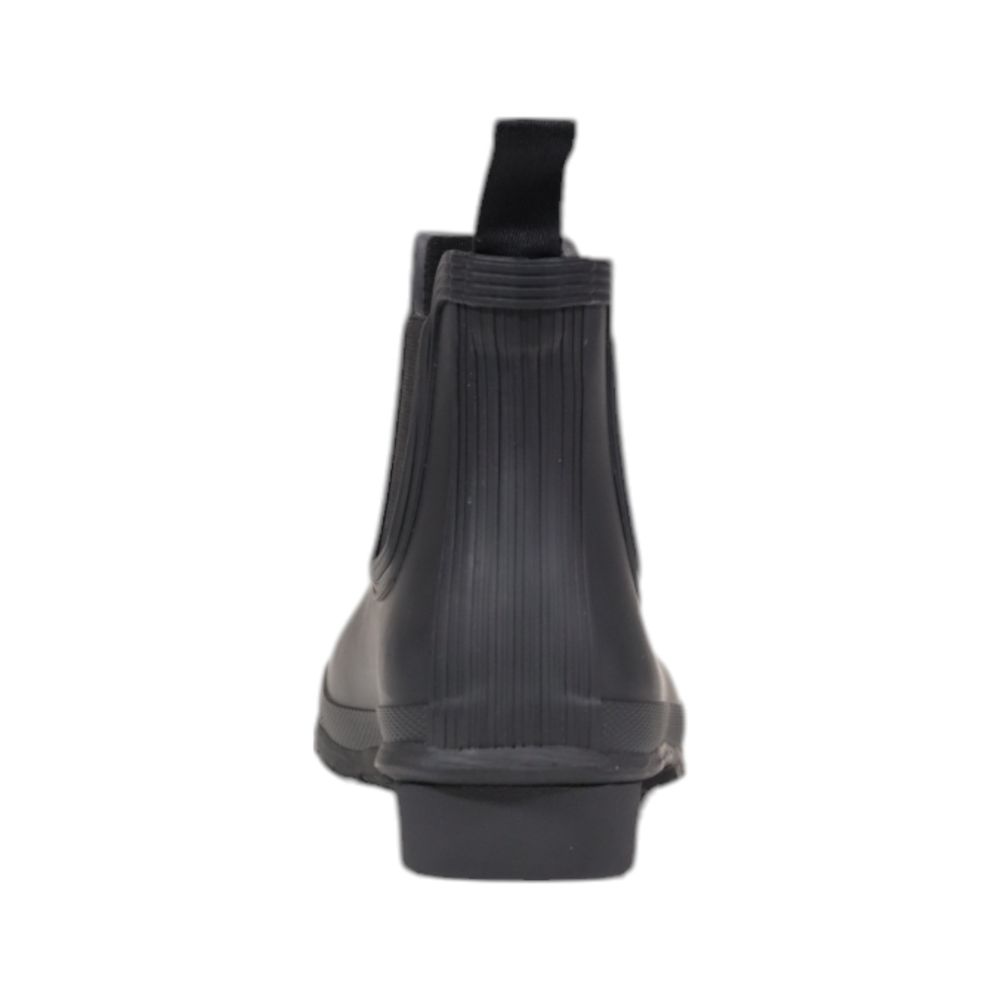 Black Recycled Polyester Ankle Boots