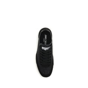 Black Calf Leather Bos Taurus Athletic Sneakers