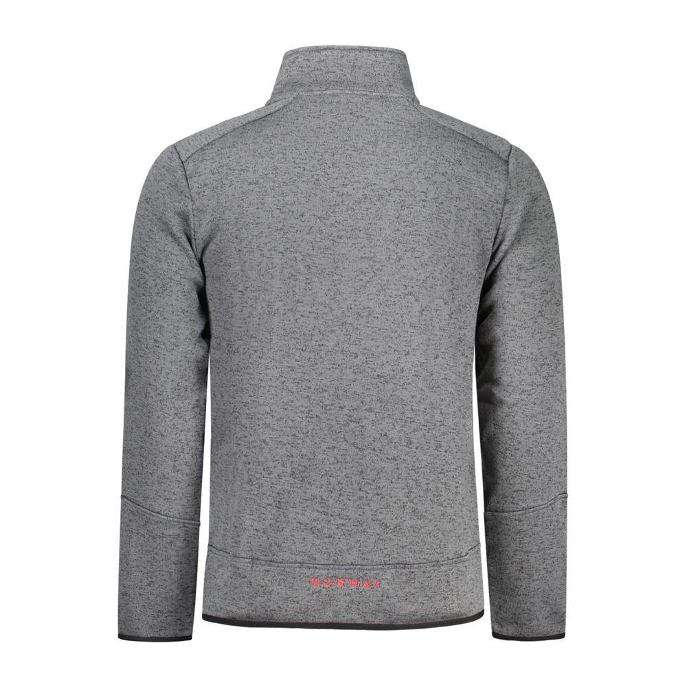 Grigio Polyester Men Sweatshirt