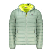 Green Polyamide Men Jacket