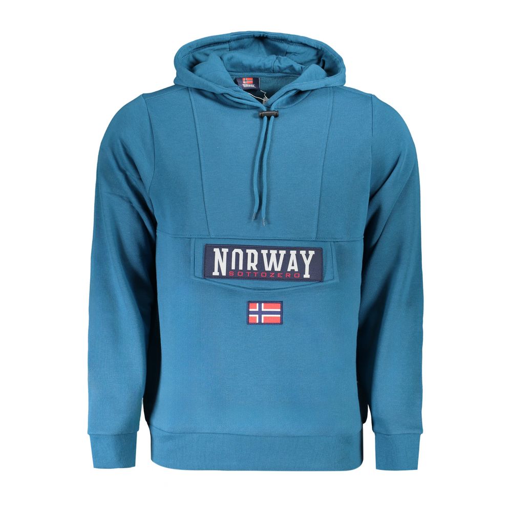 Blu Cotton Men Sweatshirt