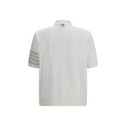 White Cotton Polo Shirt