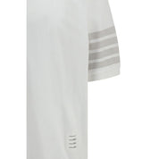 White Cotton Polo Shirt