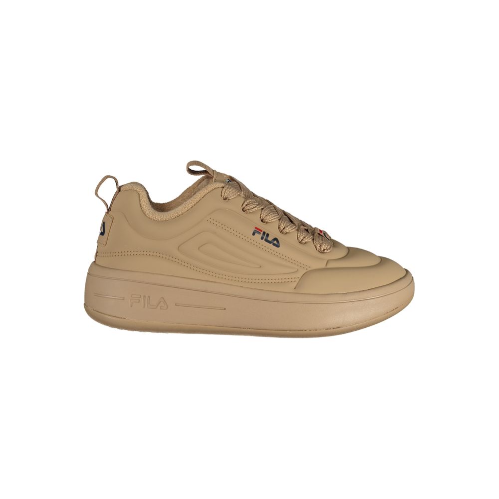 Marrone Polyurethane Women Sneaker