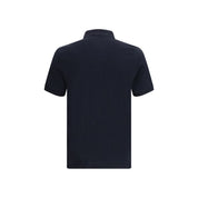 Blue Cotton Polo Shirt