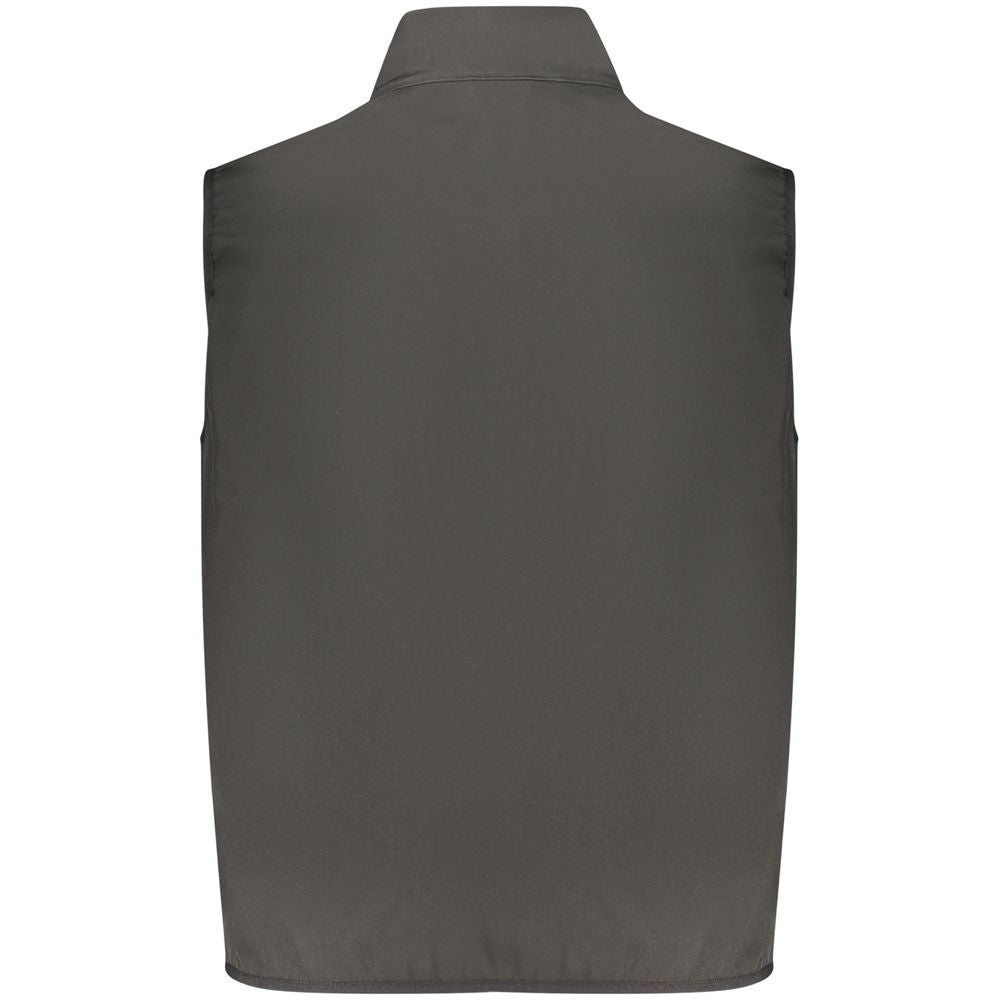 Black Polyester Men's Vest