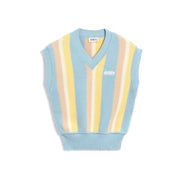 Blue Cotton Waistcoat