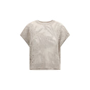 Beige Linen T-Shirt