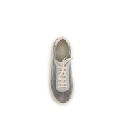 Gray Calf Leather Bos Taurus Sneakers