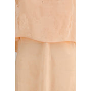 Orange Viscose Casual Dress