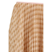 Multicolor Viscose Midi Skirt