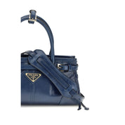 Blue Calf Leather Bos Taurus Handbag