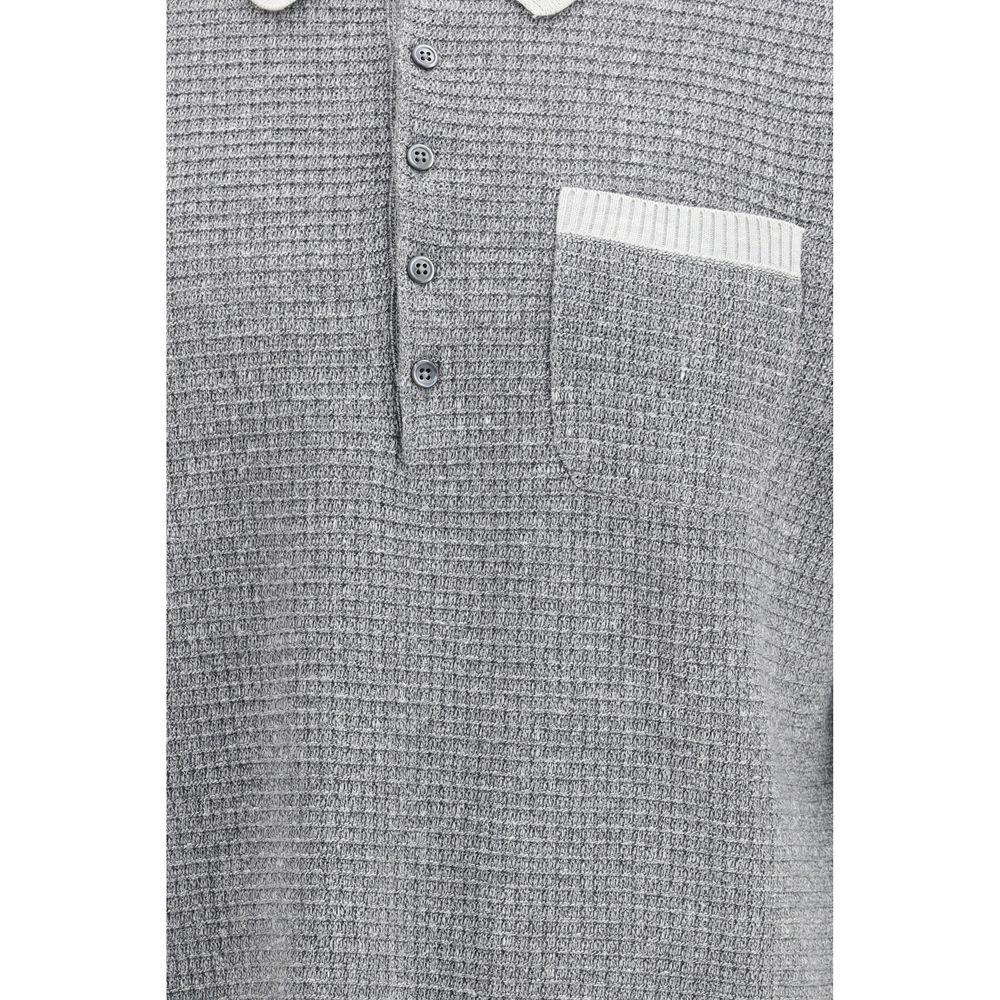 Gray Linen Dress Shirt
