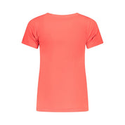 Red Cotton Women T-Shirt