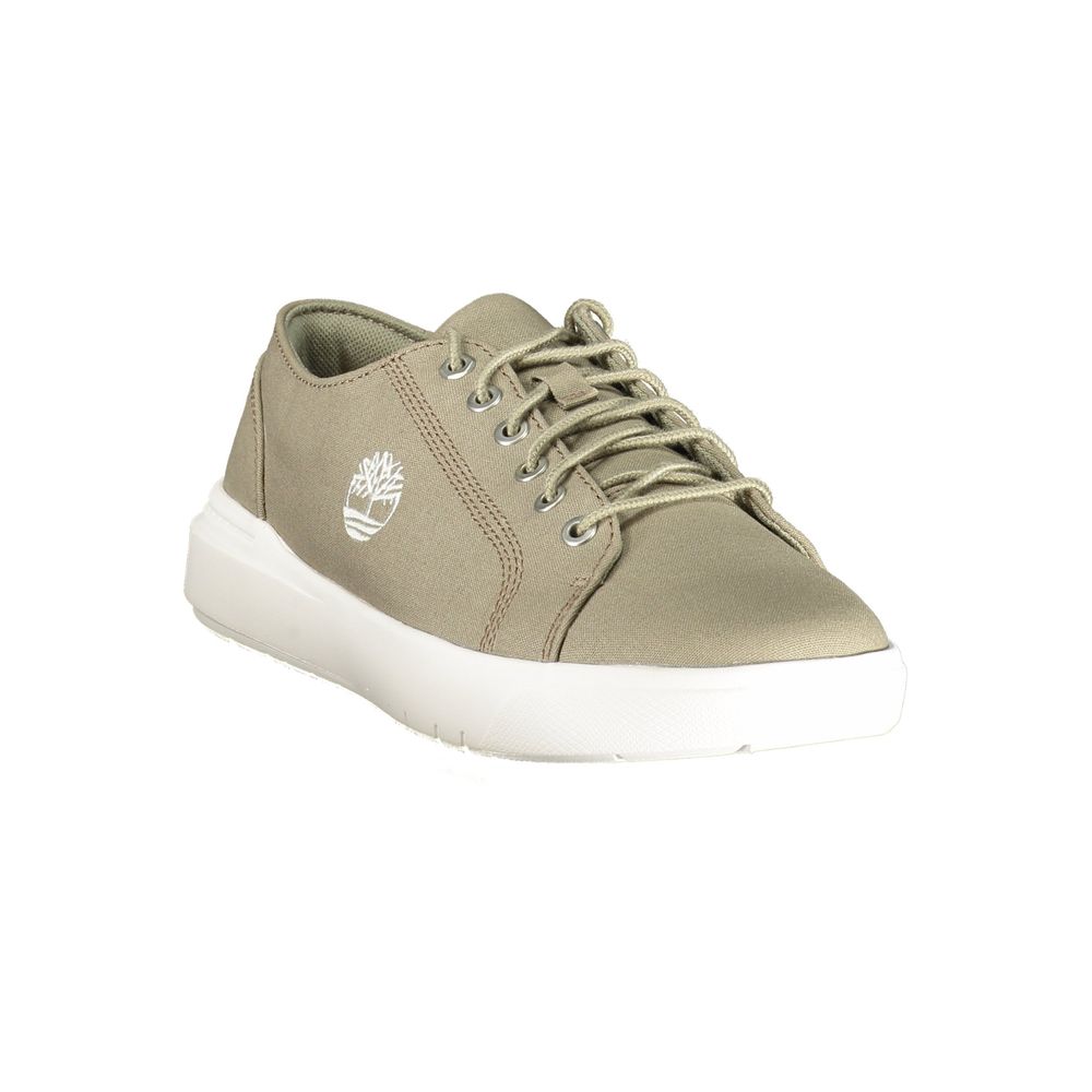 Verde Poliestere Uomo Sneaker