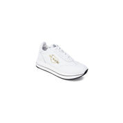 White Leather Low Top Sneakers