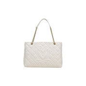 Beige Polyethylene Handbag