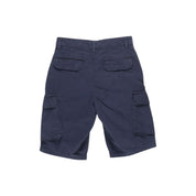 Blue Cotton Bermuda Shorts