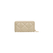 Cream Artificial Leather Wallet