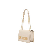 Beige Polyethylene Handbag