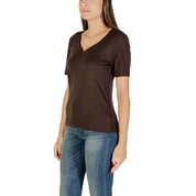 Brown Cotton T-Shirt