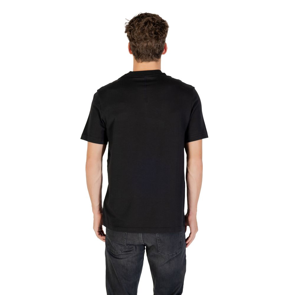 Black Cotton T-Shirt