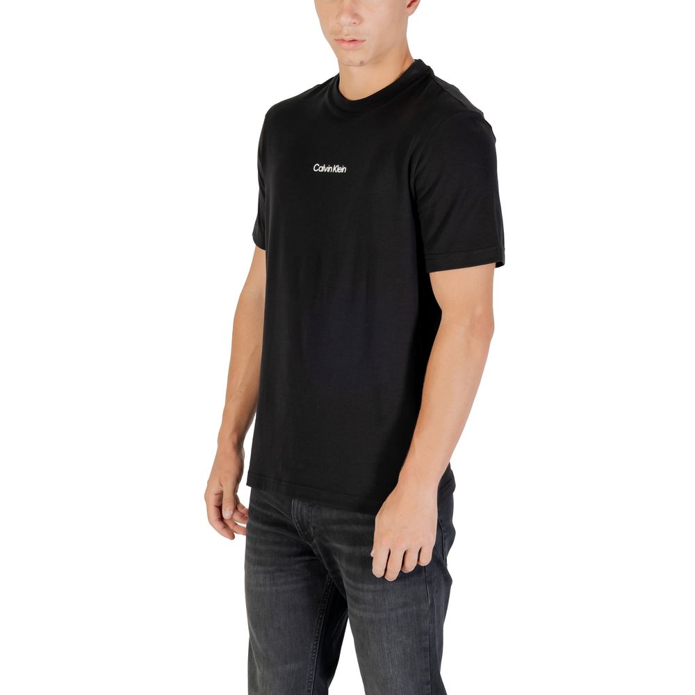 Black Cotton T-Shirt