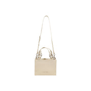 Beige Polyethylene Handbag