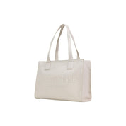Beige Polyethylene Handbag