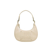 Cream Polyethylene Handbag
