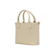 Cream Polyethylene Handbag