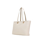 Beige Polyethylene Handbag