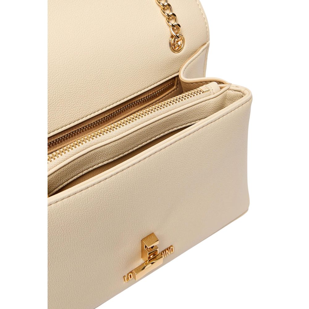 Beige Polyethylene Handbag