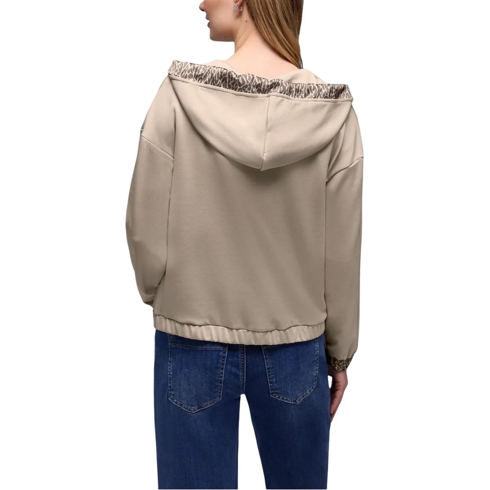 Beige Modal Hoodie