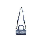 Blue Cotton Handbag
