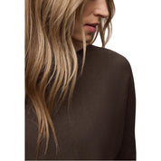 Brown Viscose Sweatshirt