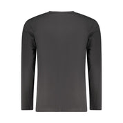 Black Cotton Men T-Shirt