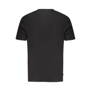 Black Cotton Men's T-Shirt