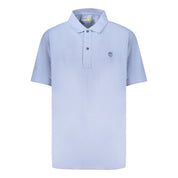 Azzurro Cotton Men Polo Shirt