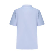 Azzurro Cotton Men Polo Shirt