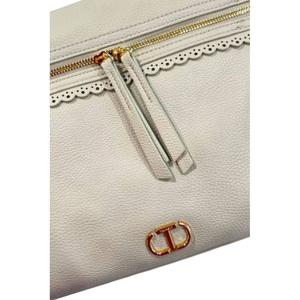 Beige PU Women Handbag